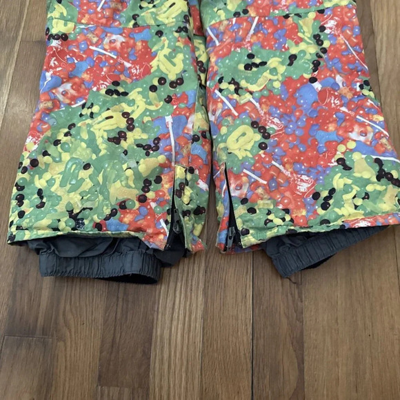 Burton Pants Unisex Candy Print Dryride Durashell Ski Snowboard Size 7-8 - Picture 5 of 9